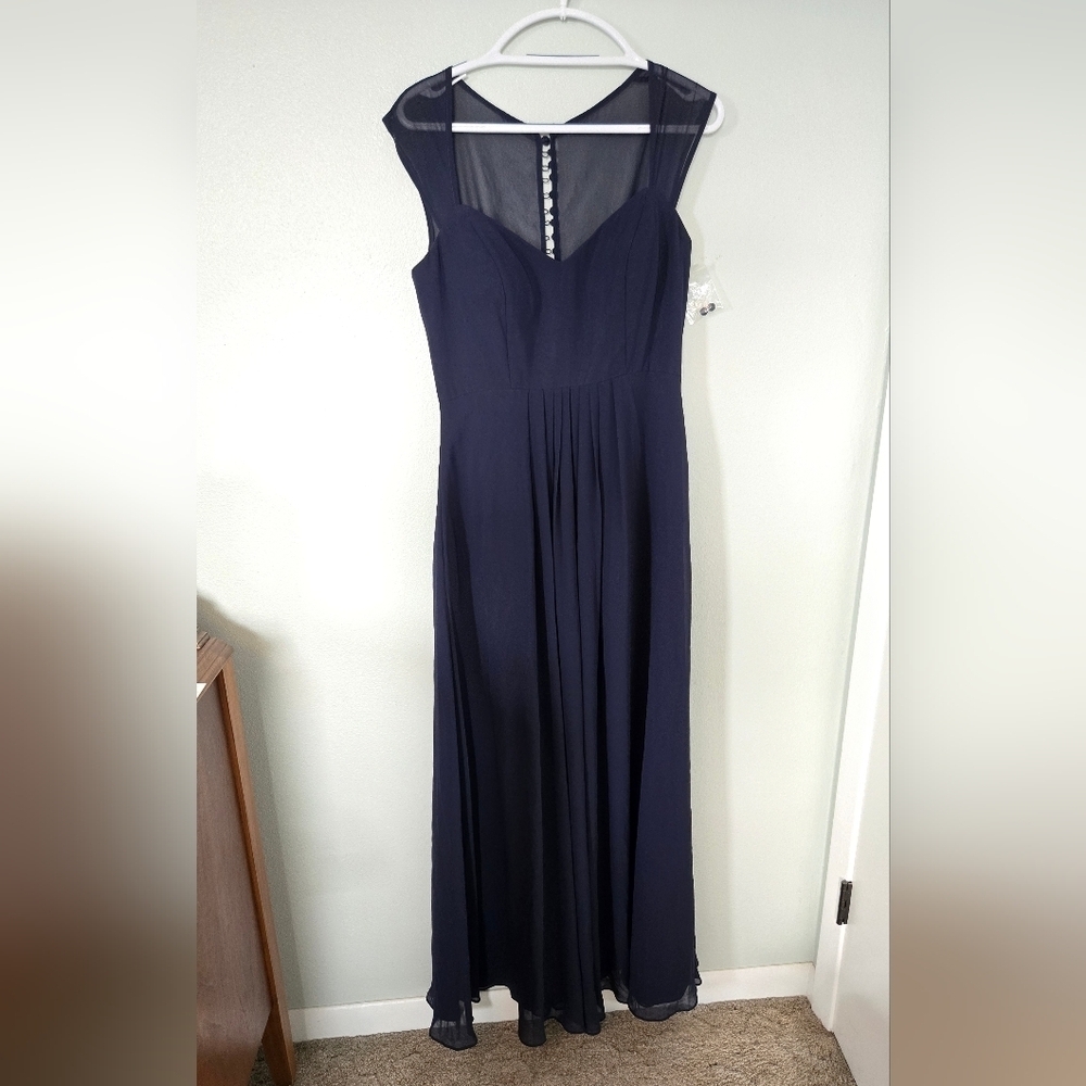 Bill Levkoff | Navy Sample Gown Size 10